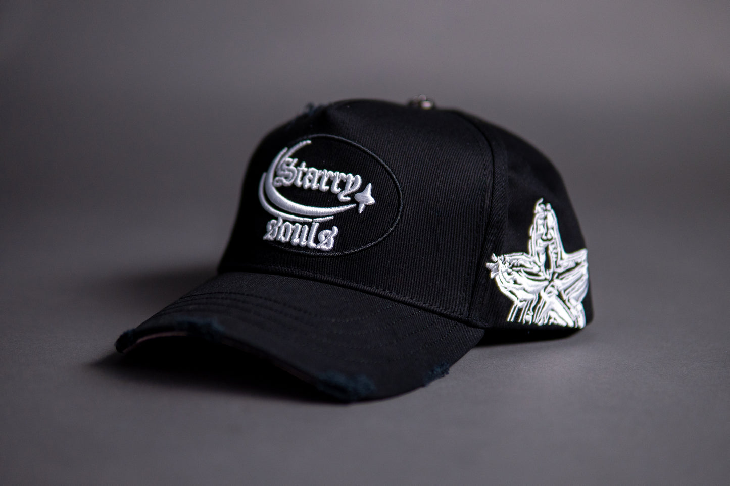 Gorra Starry Souls "Distressed Rosa Satinado"