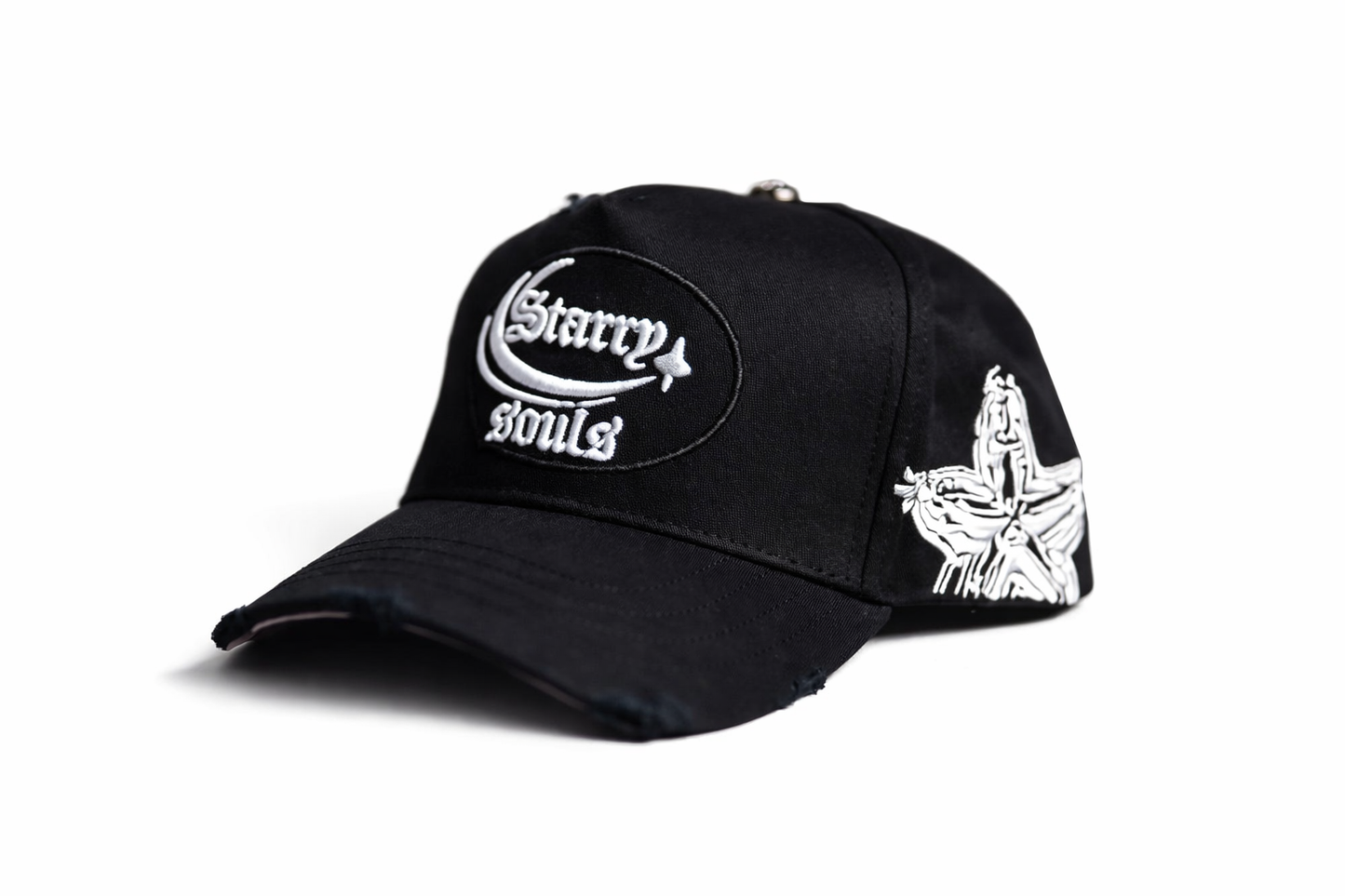 Gorra Starry Souls "Distressed Rosa Satinado"