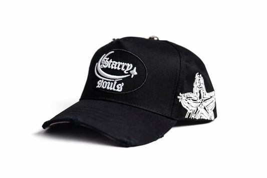 Gorra Starry Souls "Distressed Rosa Satinado"